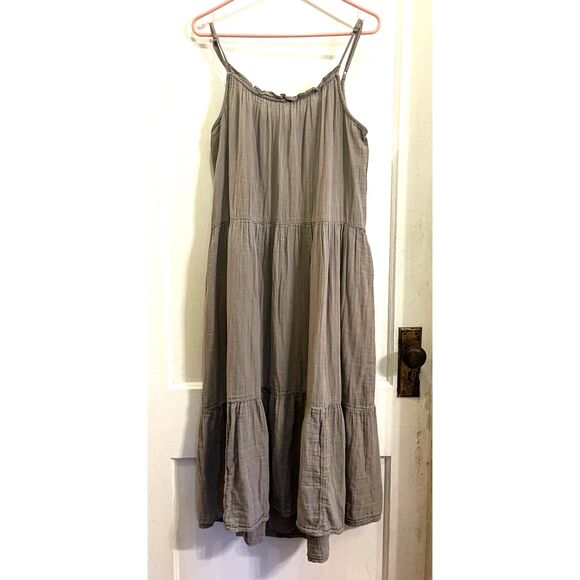 Daily Practice by Anthropologie Gray Pullover Summer Dress   Women's Size Medium - Picture 1 of 8